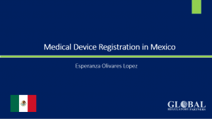 Medical Device registration mexico_global_regulatory_partners