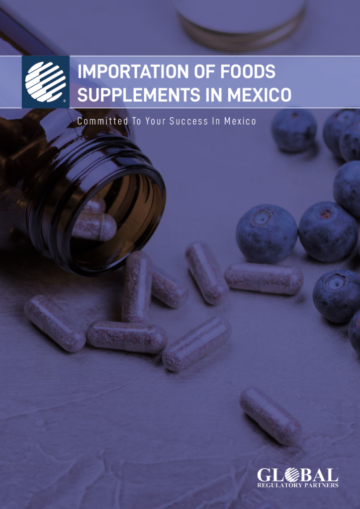 Importation of Foods Supplements in Mexico
