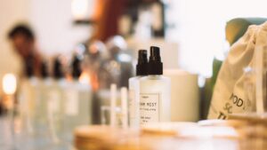 cosmetics in store